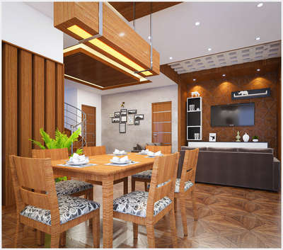 Dining, Lighting, Furniture, Storage, Table Designs by Architect morrow home designs , Thiruvananthapuram | Kolo