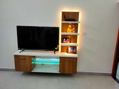 Lighting, Living, Storage Designs by Interior Designer Vijeesh Viji, Alappuzha | Kolo