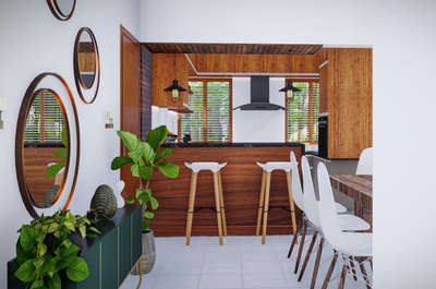 Furniture, Table, Kitchen Designs by Architect Eham Architectural Studio, Kozhikode | Kolo