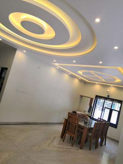 Ceiling, Dining Designs by Contractor shihab shihab, Malappuram | Kolo