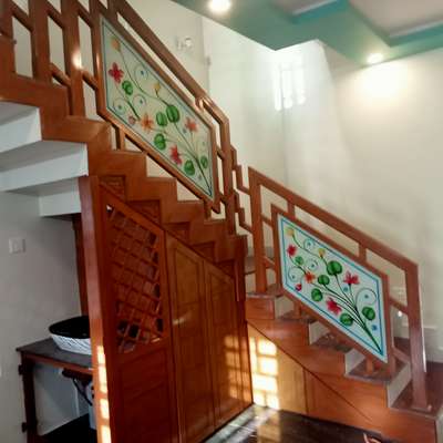 Staircase, Bathroom, Furniture Designs by Contractor Shanavas Shanavas, Kollam | Kolo
