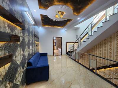 Lighting, Living, Furniture, Staircase, Ceiling Designs by Interior Designer Dilshad Khan, Bhopal | Kolo