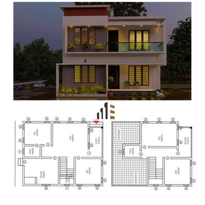 Exterior, Plans Designs by Architect BIHASH ARSHAK, Palakkad | Kolo