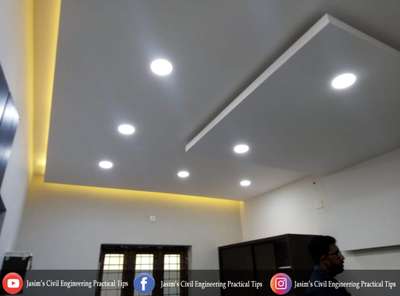 Ceiling Designs by Civil Engineer Jasim Anamangadan, Malappuram | Kolo