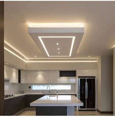 Ceiling, Kitchen, Lighting, Storage Designs by Interior Designer Rajiv  Kumar, Ghaziabad | Kolo