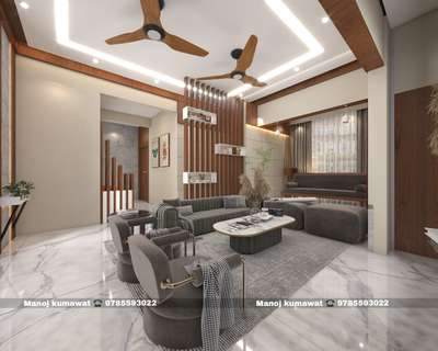 Ceiling, Furniture, Lighting, Living, Table Designs by Architect Manoj kumawat, Jaipur | Kolo