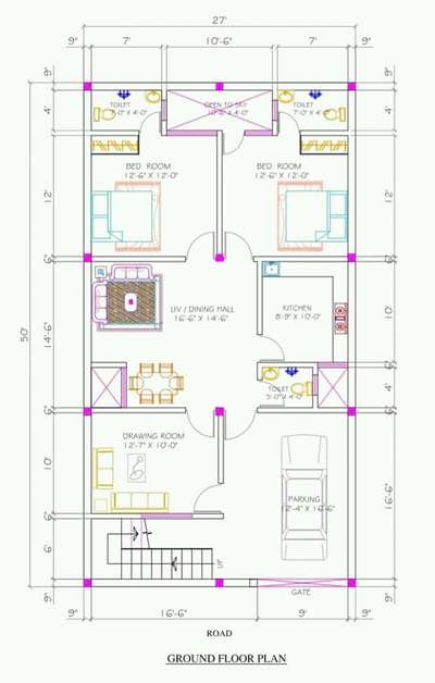 Plans Designs by 3D & CAD vipin chauhan, Gautam Buddh Nagar | Kolo
