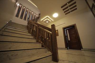 Staircase Designs by Civil Engineer Mk builders   Interiors, Kannur | Kolo