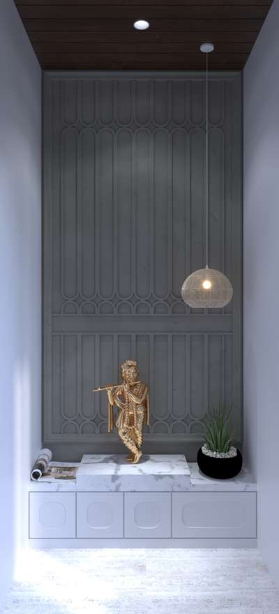 Prayer Room Designs by Interior Designer Taher Crockery, Indore | Kolo