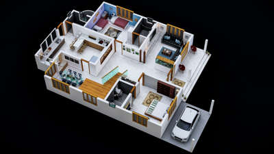 Plans Designs by Architect akshay n, Malappuram | Kolo