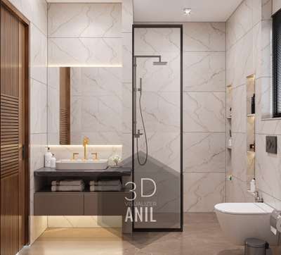Bathroom Designs by Interior Designer Anil kumar, Gurugram | Kolo