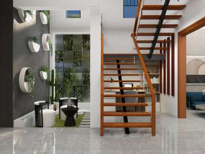 Staircase, Furniture Designs by Interior Designer ibrahim badusha, Thrissur | Kolo