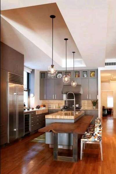 Kitchen, Lighting, Storage, Table, Furniture Designs by Carpenter hindi bala carpenter, Kannur | Kolo