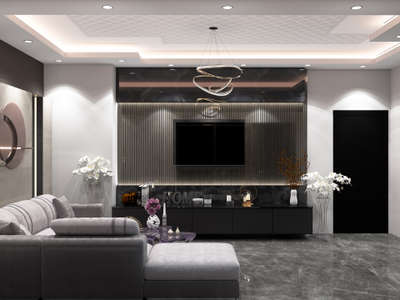 Ceiling, Lighting, Living, Furniture, Storage Designs by Interior Designer farman alvi, Ghaziabad | Kolo