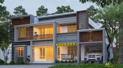 Exterior, Lighting Designs by Civil Engineer bhavanam  bhavanam , Thiruvananthapuram | Kolo