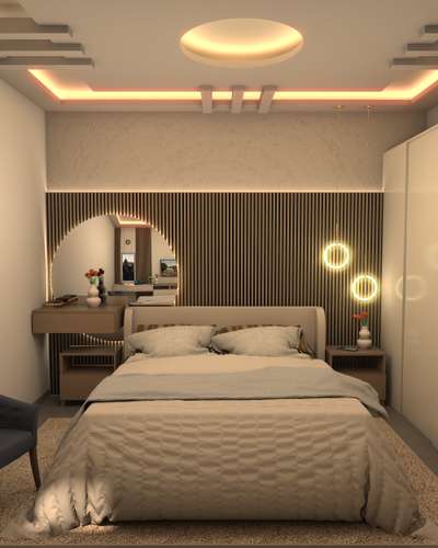 Ceiling, Furniture, Lighting, Storage, Bedroom Designs by Interior Designer Subhan Mohd, Delhi | Kolo