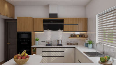Kitchen, Lighting, Storage Designs by 3D & CAD Vibin wilson, Thrissur | Kolo