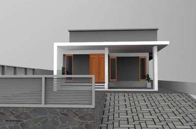 Flooring, Exterior Designs by Contractor Abhilash  MD Construction , Pathanamthitta | Kolo