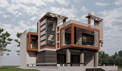 Exterior Designs by Architect Ankur  Chaudhary , Gautam Buddh Nagar | Kolo