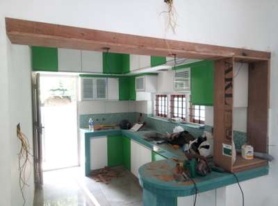 Kitchen, Storage Designs by Contractor jobin fernandez, Ernakulam | Kolo