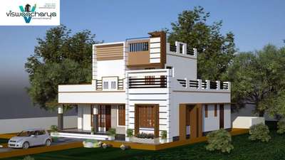 Exterior Designs by 3D & CAD Rahul  M M, Alappuzha | Kolo