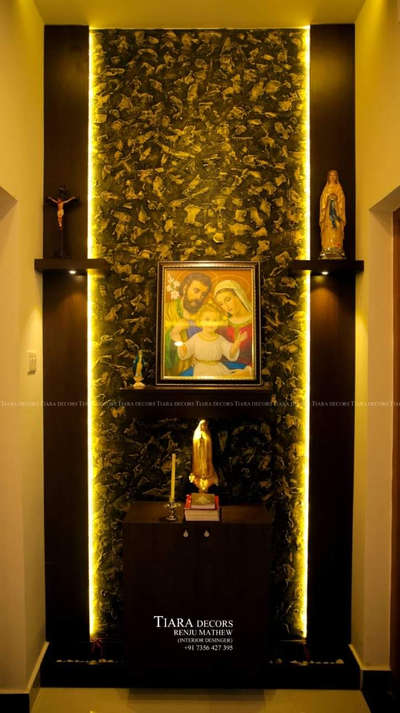 Prayer Room Designs by Interior Designer Tiara Decors, Pathanamthitta | Kolo