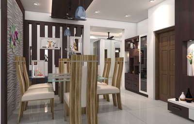 Furniture, Ceiling, Dining, Lighting, Table Designs by Interior Designer sree raj, Idukki | Kolo