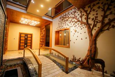 Ceiling, Door, Lighting, Wall, Flooring Designs by Interior Designer RR builders    Inlineinteriors, Thrissur | Kolo