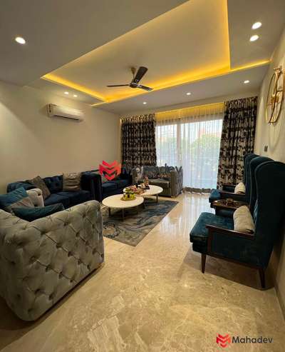 Ceiling, Furniture, Lighting, Living Designs by Architect Mahadev Constructions™, Delhi | Kolo