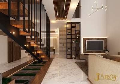Lighting, Staircase Designs by Architect sona mariya, Malappuram | Kolo