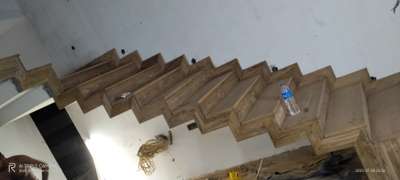 Staircase Designs by Carpenter Sanjeev pclr, Thiruvananthapuram | Kolo