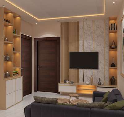 Ceiling, Furniture, Lighting, Living, Table, Storage Designs by Architect Pushpendra  Gurjar, Indore | Kolo