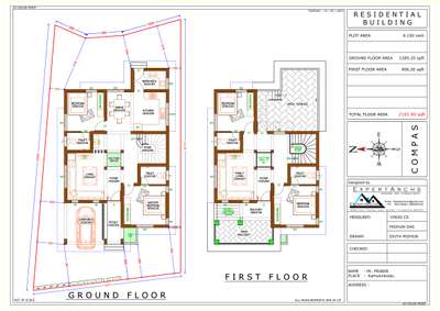 Plans Designs by 3D & CAD Midhun Das, Thiruvananthapuram | Kolo
