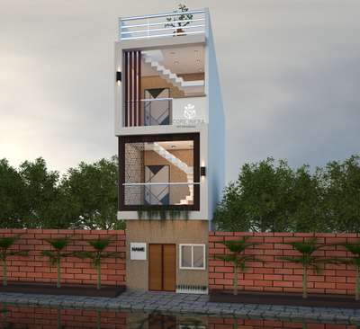 Exterior Designs by Civil Engineer Shubham Kushwah, Indore | Kolo