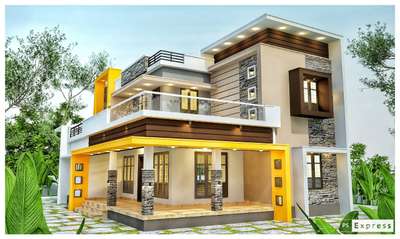 Exterior, Lighting Designs by Civil Engineer Anoop  V, Alappuzha | Kolo