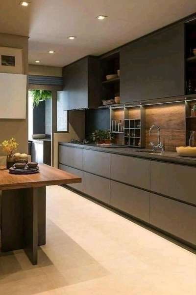Kitchen, Lighting, Storage Designs by Architect Ar Vimal Sharma, Delhi | Kolo