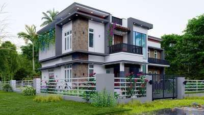 Exterior Designs by Architect Aiswarya  Sudheer, Thrissur | Kolo