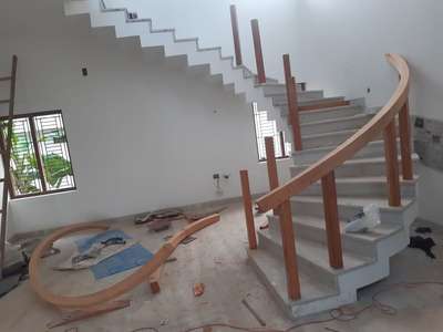 Staircase Designs by Carpenter Prakash prakash, Kasaragod | Kolo
