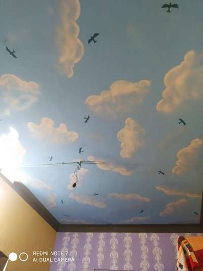 Ceiling Designs by Painting Works syju sebastian, Idukki | Kolo