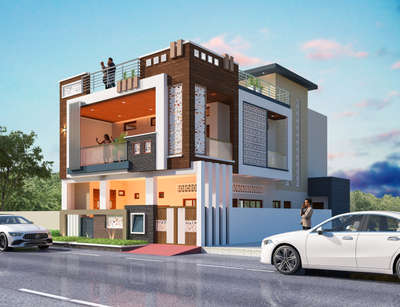 Exterior Designs by 3D & CAD Gaurav Nagarwal, Jaipur | Kolo