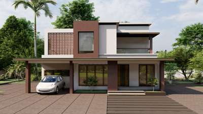 Exterior Designs by 3D & CAD Studio Arkaiv, Palakkad | Kolo