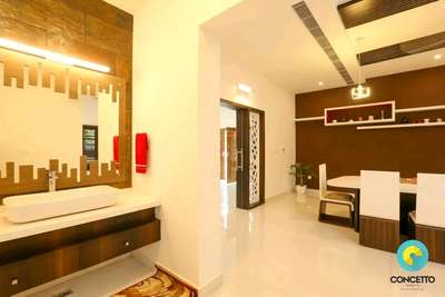 Ceiling, Lighting, Bathroom Designs by Architect Concetto Design Co, Malappuram | Kolo