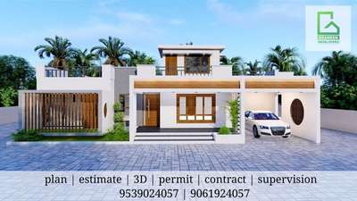 Exterior Designs by Civil Engineer RAJIN K V, Palakkad | Kolo