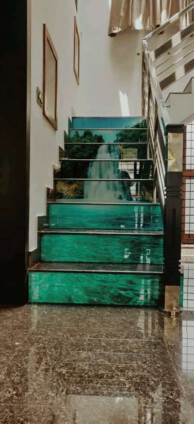Staircase Designs by Building Supplies Nazeer P, Kollam | Kolo