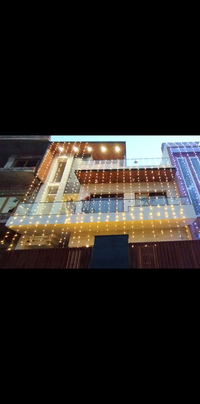 Exterior, Lighting Designs by Contractor Mohd Faisal, Gurugram | Kolo