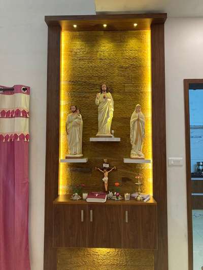 Prayer Room Designs by Carpenter Subish Nettooran , Ernakulam | Kolo