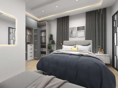 Bedroom, Furniture, Lighting, Storage Designs by 3D & CAD muhammed anas ka, Thrissur | Kolo