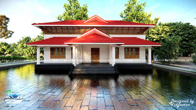Exterior Designs by 3D & CAD Vidya Sree, Palakkad | Kolo