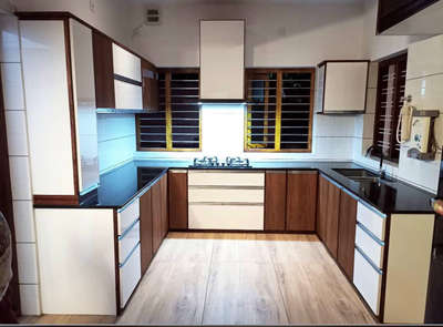 Kitchen, Storage, Flooring, Window Designs by Interior Designer Noufal  almas 9744365949  , Malappuram | Kolo