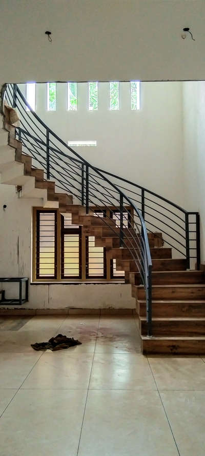 Staircase Designs by Fabrication & Welding Rashid Cherukara, Malappuram | Kolo